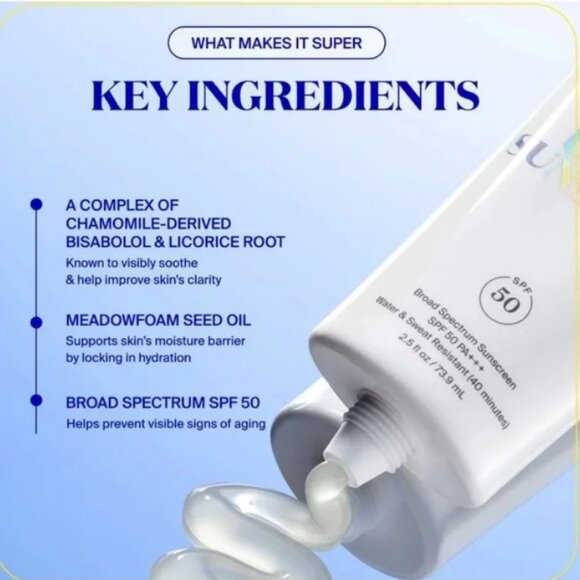 10 X Supergoop! Sunscreen SPF 50 10 ml - Picture 6 of 7